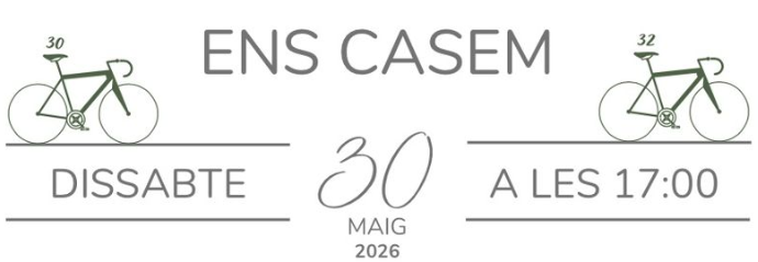 Ens Casem - 30 Maig 2026 - Dissabte a les 17:00